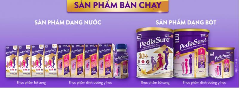 Gian hàng Pediasure chính hãng