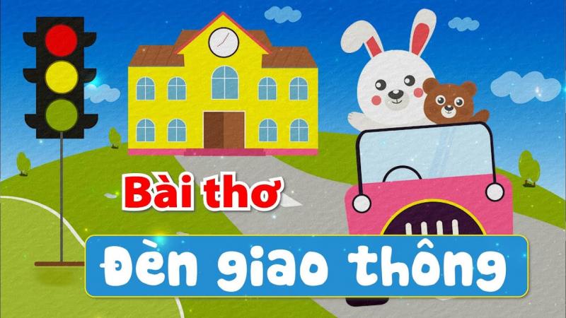 giáo án bài thơ Đèn giao thông - mẫu 1