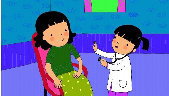 giáo án bài thơ làm bác sĩ - mẫu 1