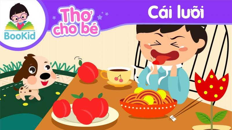 giáo án dạy thơ Cái lưỡi - mẫu 1