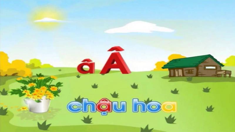 giáo án làm quen chữ cái a ă â - mẫu 1