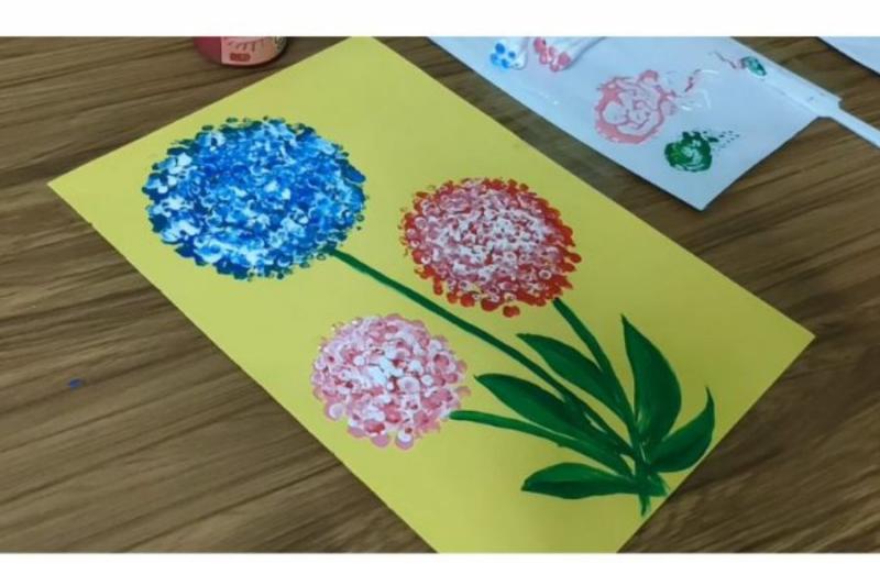 giáo án tạo hình làm thiệp tặng cô - mẫu 1