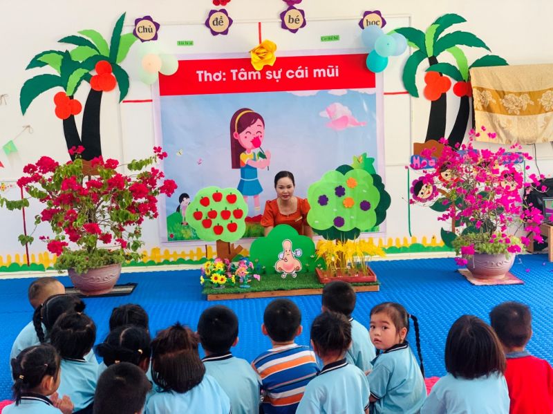 Giáo án thơ Tâm sự của cái mũi - mẫu 1