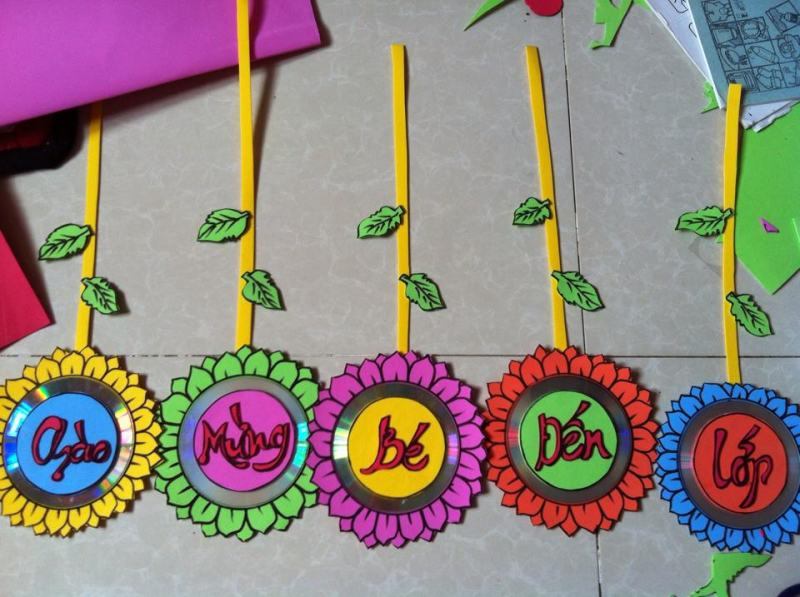 giáo án trang trí rèm cửa lớp học - mẫu 1