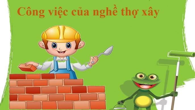 giáo án trò chuyện về nghề xây dựng - mẫu 1