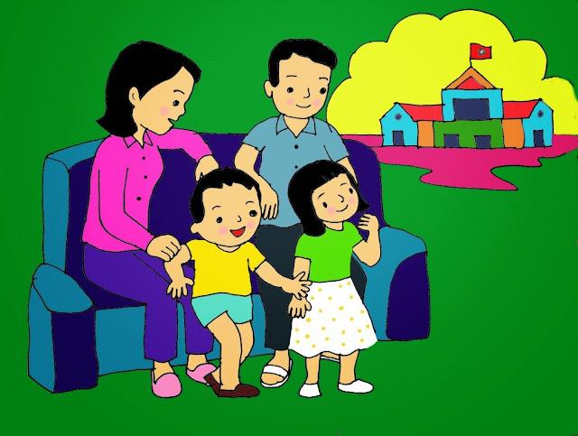 giáo án trò chuyện về nhu cầu của gia đình bé - mẫu 1