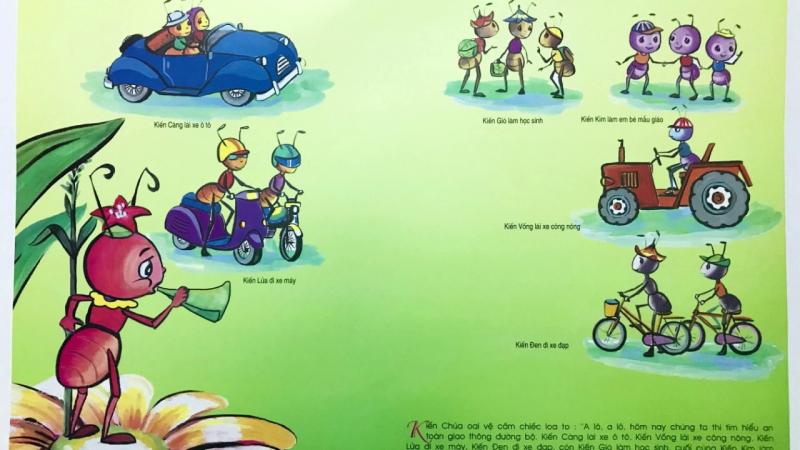 giáo án truyện Kiến thi an toàn giao thông - số 1