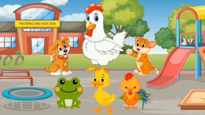 giáo án truyện Vịt con đi học - mẫu 1