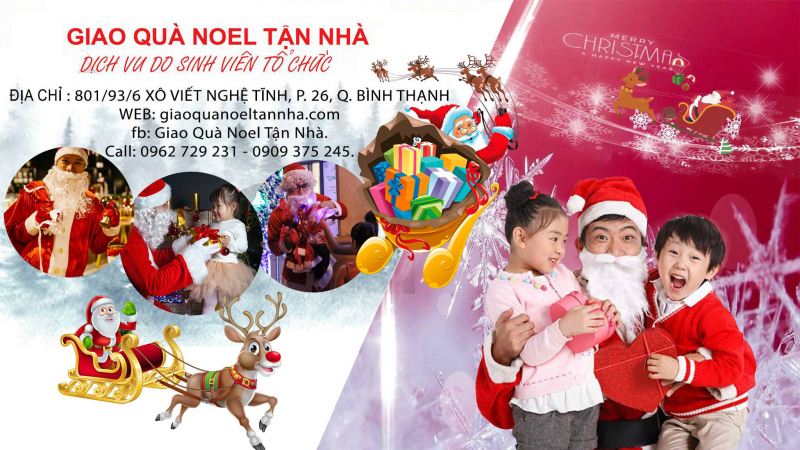 Dịch vụ ông già Noel tặng quà Giáng sinh tốt nhất TP. Hồ Chí Minh
