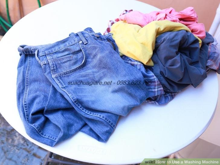 Giặt quần jean riêng