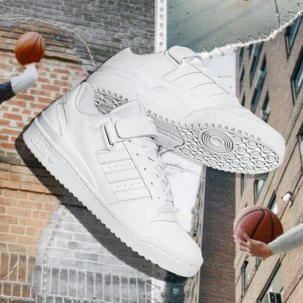Giày adidas ORIGINALS nam giày cổ thấp forum màu trắng FY7755