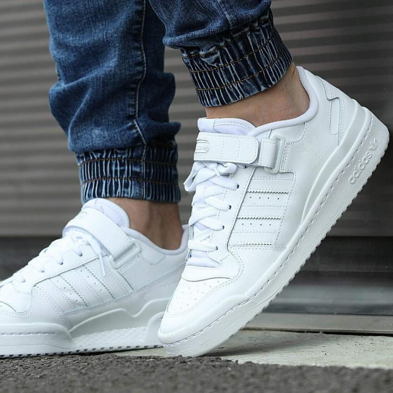 Giày adidas ORIGINALS nam giày cổ thấp forum màu trắng FY7755