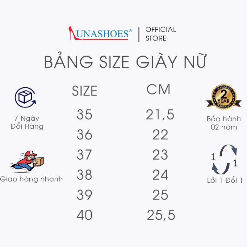 Giày cao gót nữ 5p LUNASHOES 52001