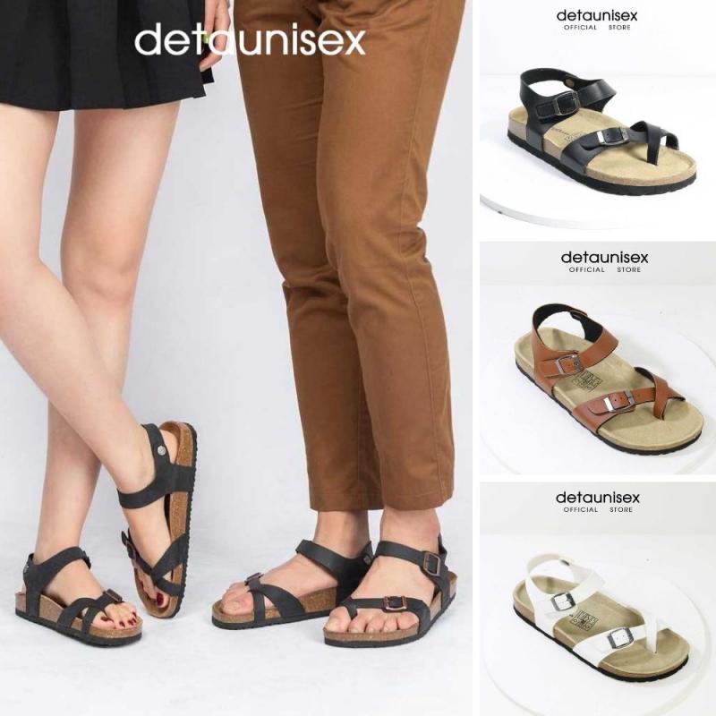 Giày sandal xỏ ngón nam nữ đế trấu Detaunisex - SATA22