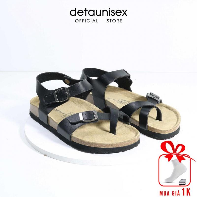 Giày sandal xỏ ngón nam nữ đế trấu Detaunisex - SATA22