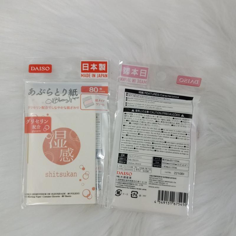 Giấy thấm dầu Daiso Japan Oil Blotting Washi Paper