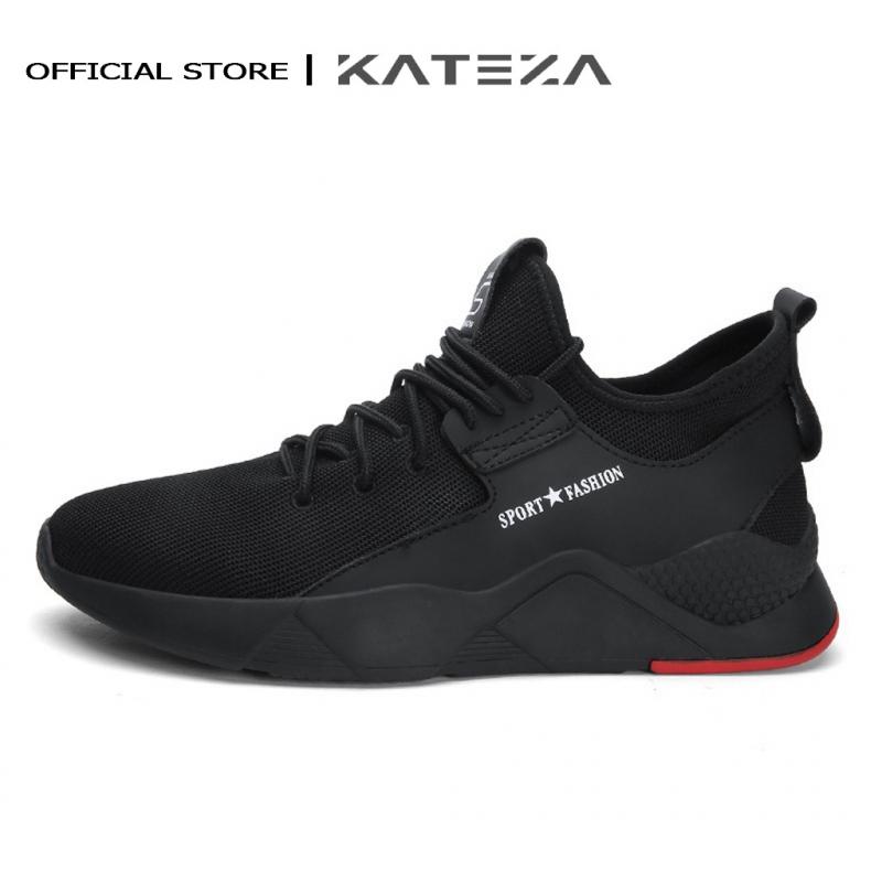 Giày thể thao nam KATEZAG57 chất liệu da phối vải thoáng khi phong cách sneaker trẻ trung năng động full size
