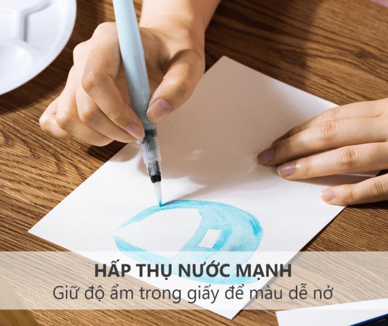 Giấy vẽ màu nước Acrylic Deli