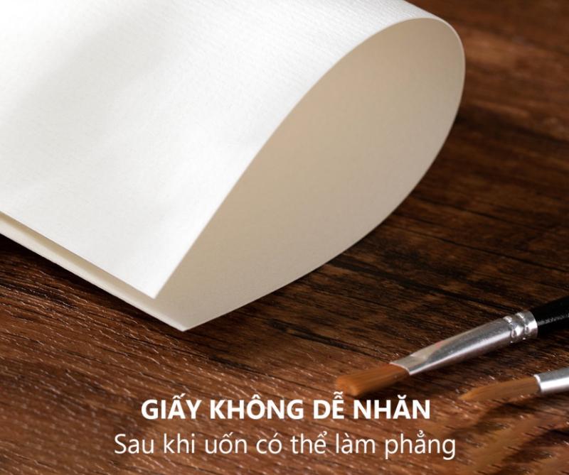 Giấy vẽ màu nước Acrylic Deli