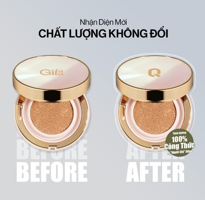 Phấn nước Glamrr Q Long Wear DD Cushion SPF50+/Pa+++