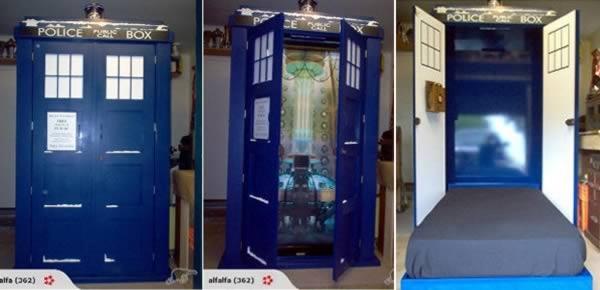 Giường gấp hình TARDIS