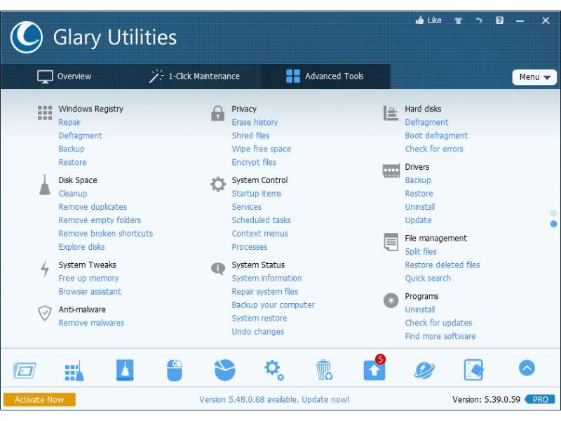 Glary Utilities Pro