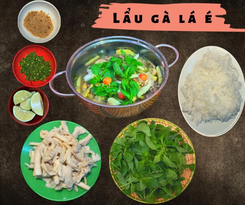 Lẩu gà lá é