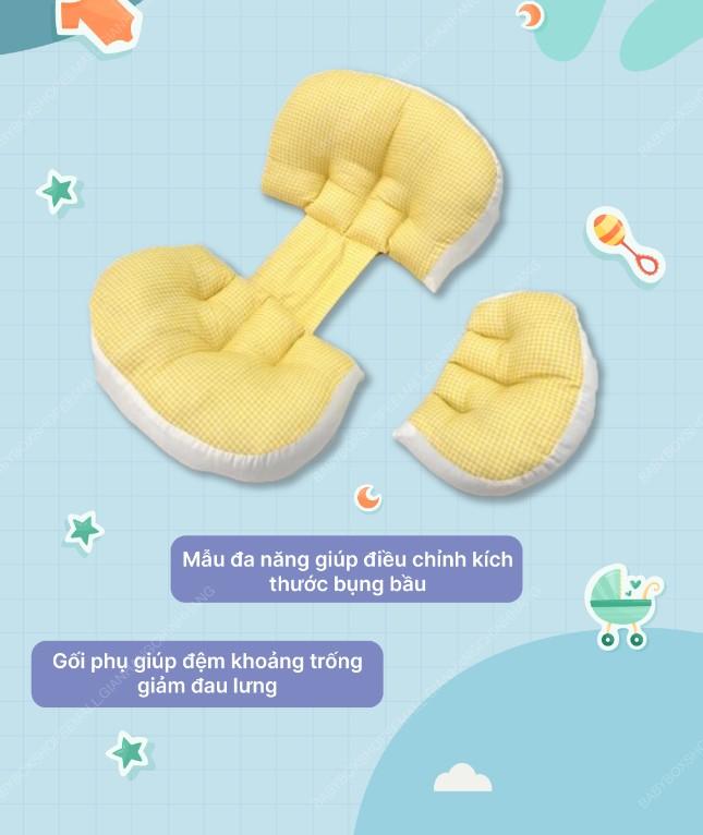 Gối bầu cánh tiên BabyBox