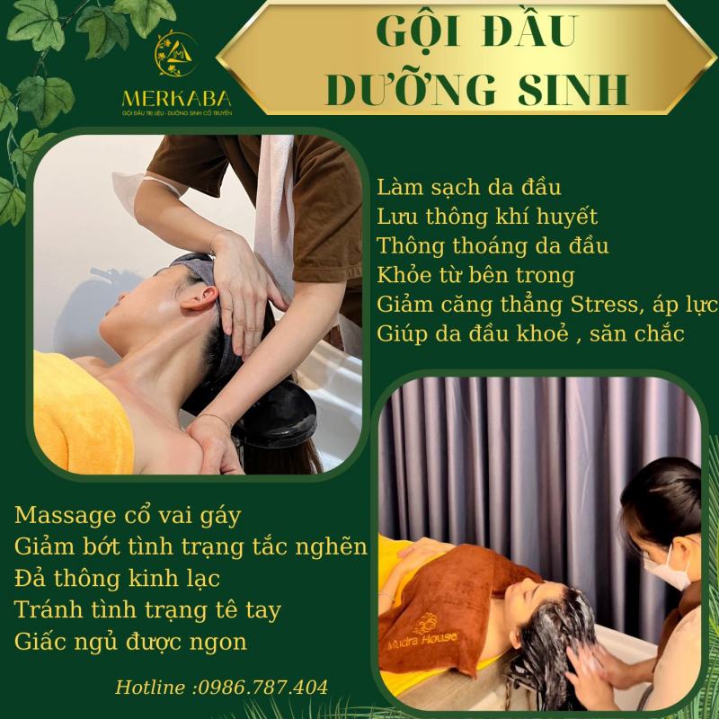 Gội đầu dưỡng sinh Merkaba - Biên Hòa (CN Mudra House)