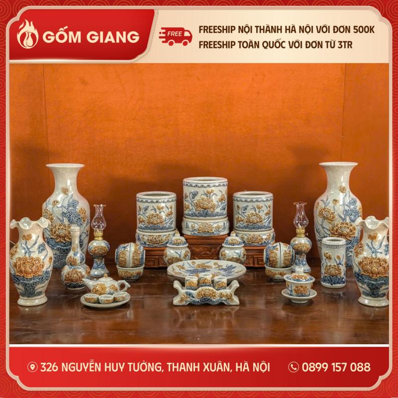 Gốm Giang- Gốm Sứ Bát Tràng