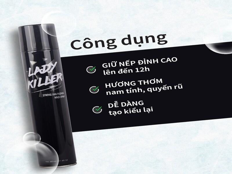 Gôm xịt tóc Lady Killer