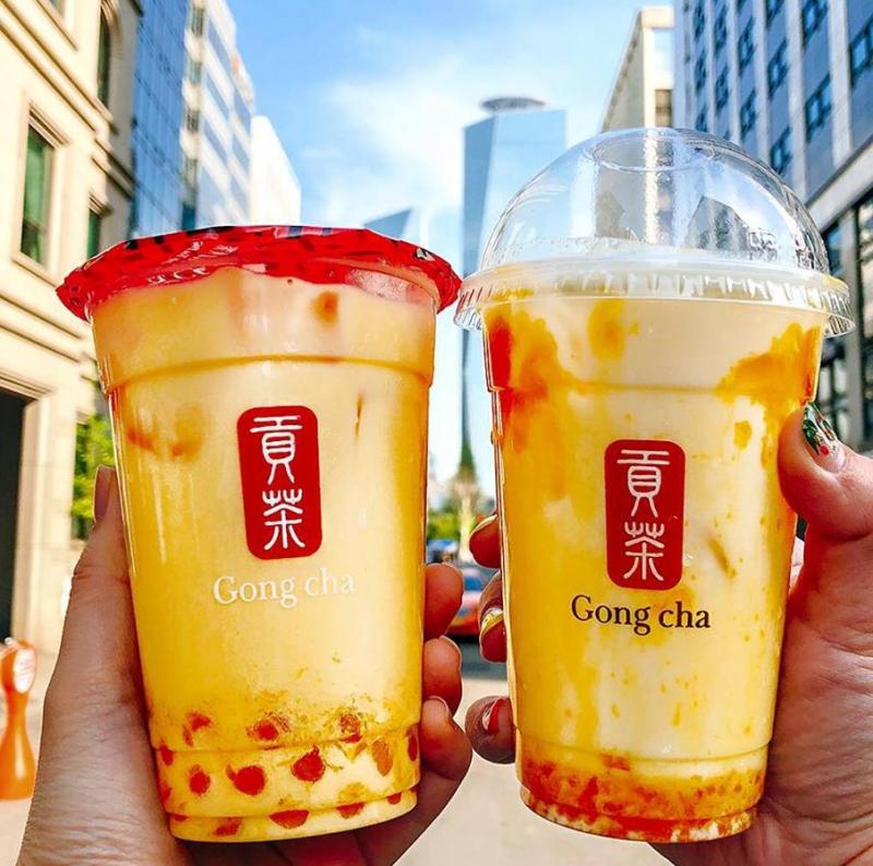 Trà sữa Gong cha hấp dẫn vô cùng