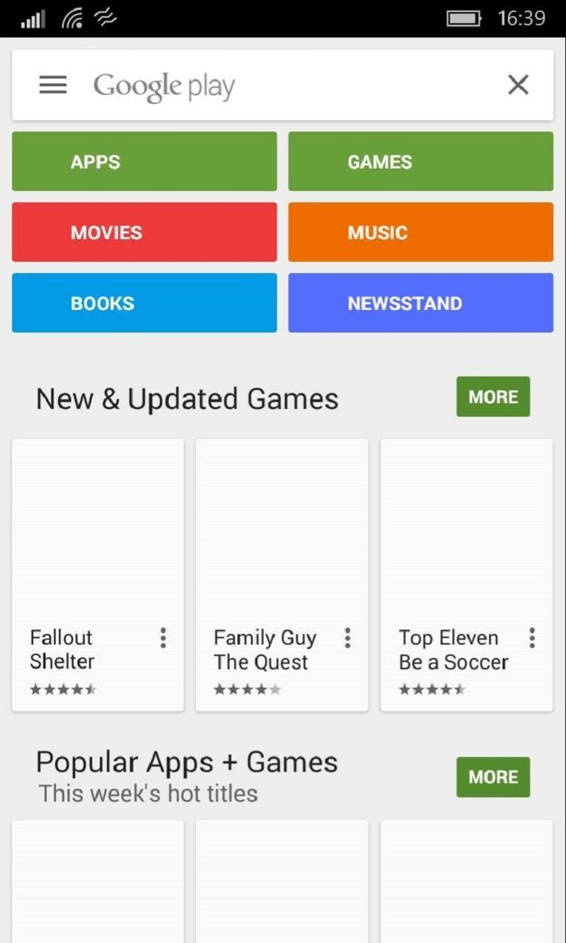 Ứng dụng Google Play sách