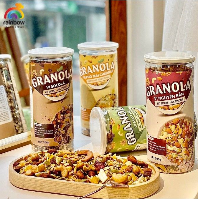 Granola siêu hạt của Rainbow