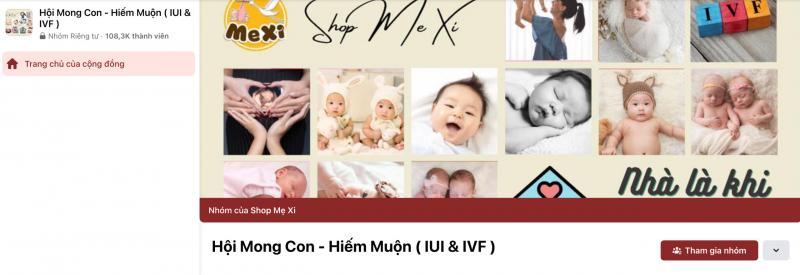 Group Hội Mong Con - Hiếm Muộn ( IUI & IVF )