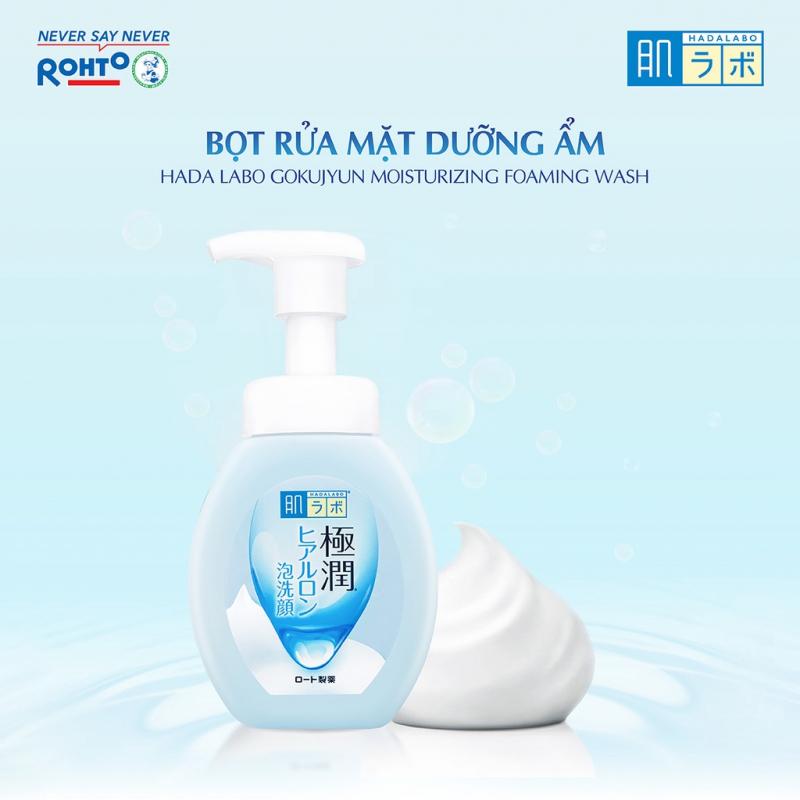 Sữa rửa mặt Hada Labo Gokujyun Super Hyaluronic Acid Foaming Wash