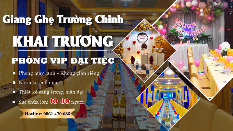 Hải Sản Giang Ghẹ sẽ đem đến cho bạn bữa tiệc sinh nhật đáng nhớ nhất