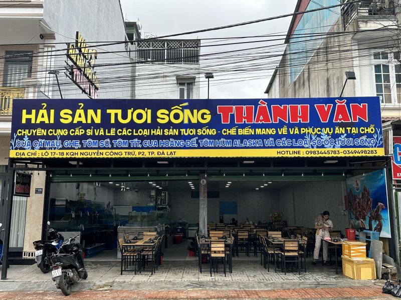 Hải sản tươi sống Thành Văn Đà Lạt