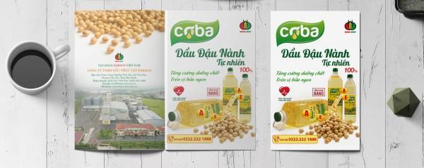 Slogan của dầu đậu nành cao cấp Coba