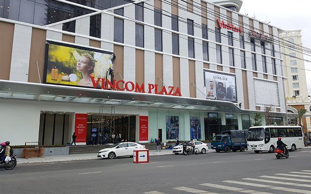 Hầm giữ xe tại Vincom Plaza Lê Thánh Tôn