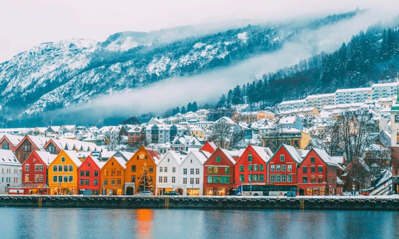 Hamnøy - Một trong những làng chài điển hình nhất ở Lofoten, Na Uy.