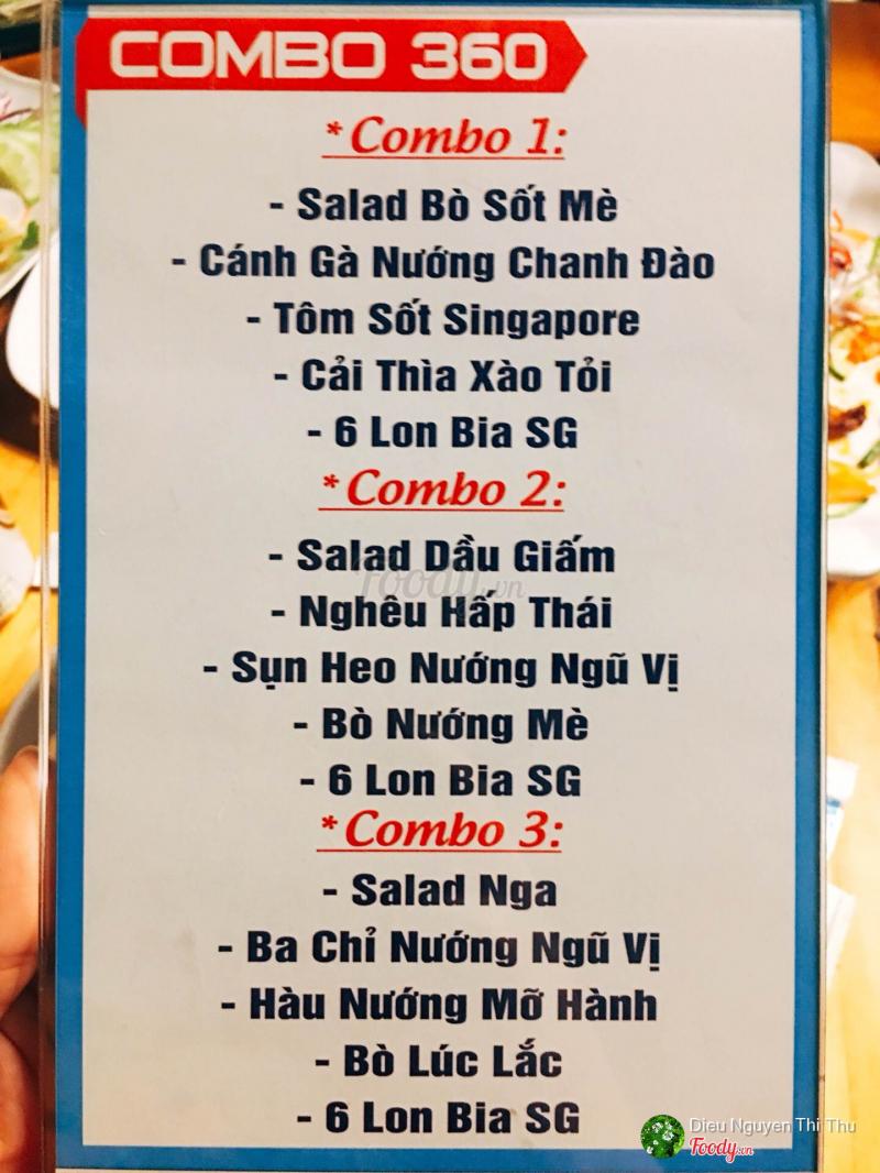 Combo 360.000 dành cho nhóm 2-3 người