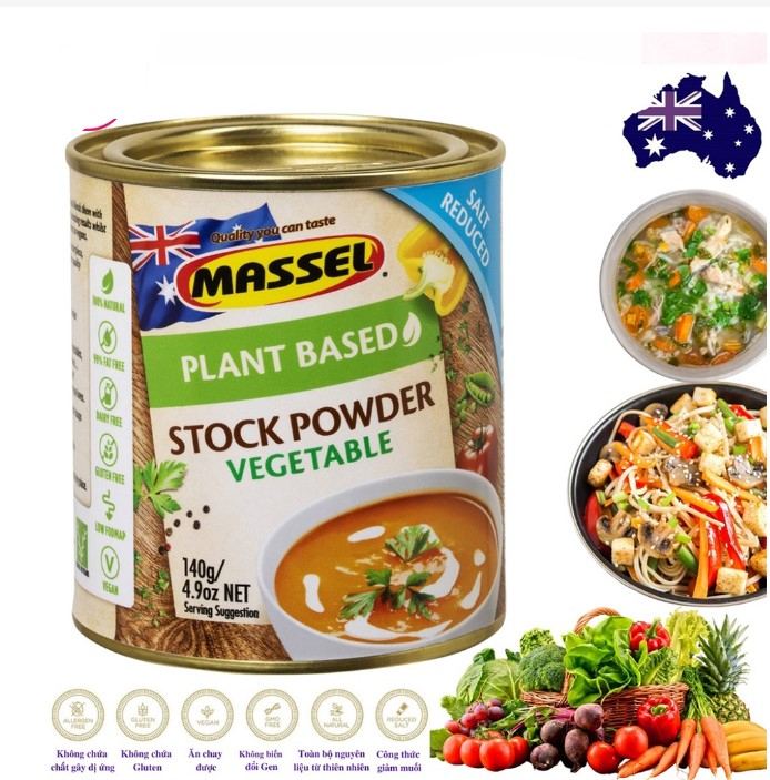 Hạt nêm vị rau củ Massel Premium Stock Powder Vegetable