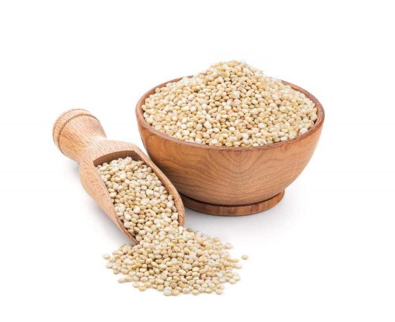 Hạt quinoa có những hợp chất rất tốt cho việc giảm mỡ bụng