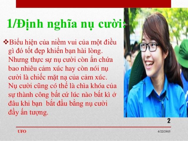 Nụ cười là chìa khoá của mọi thành công.