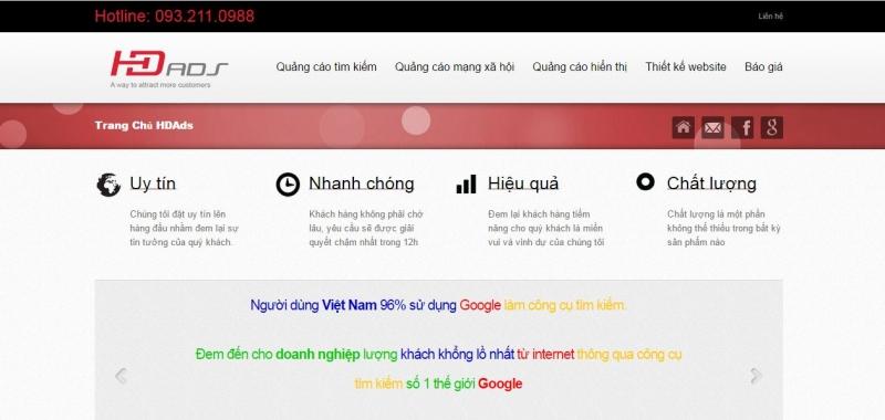 Trang web chính thức của HDAds