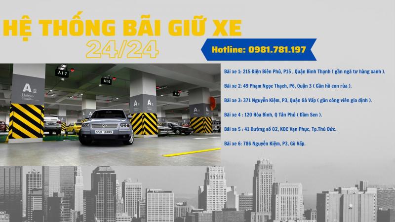 Hệ Thống Bãi Giữ Xe 24/24