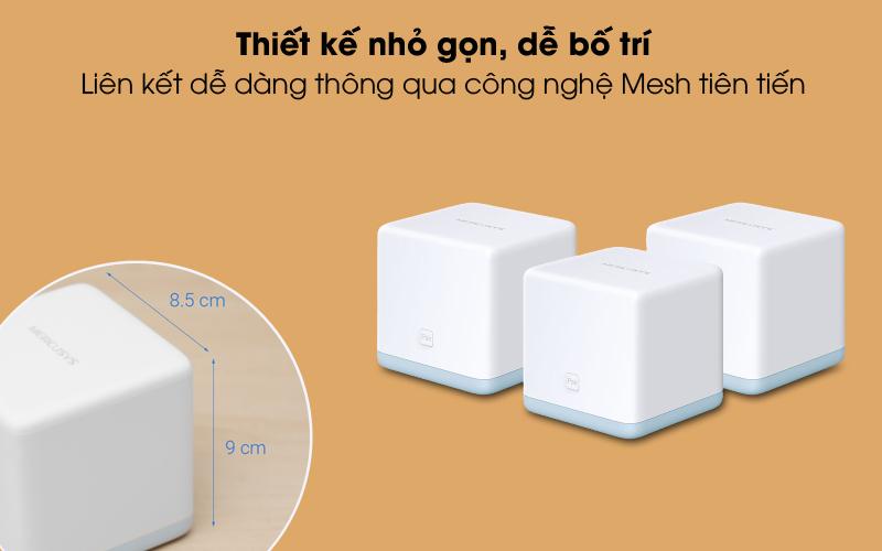 Hệ thống Wifi Mesh Mercusys Halo S12 chuẩn AC1200