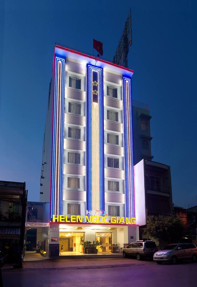 Night view of the hotel