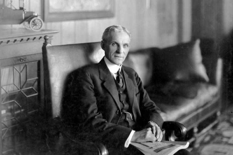 Henry Ford, người sáng lập tập đoàn Ford, được xem như 